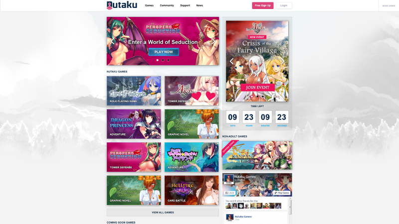 Image montrant une ancienne conception du site Web, avant la refonte de 2020